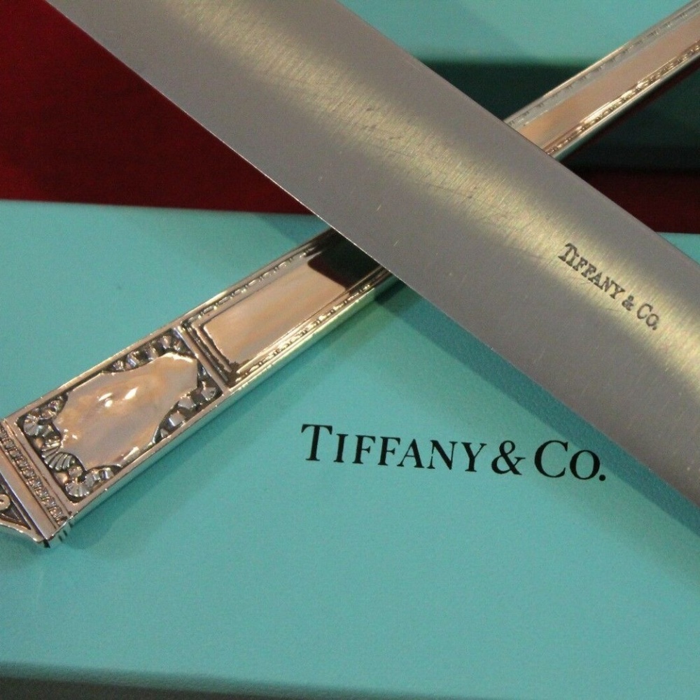 Tiffany San Lorenzo Silver Complete Flatware Set - Picture 4 of 8